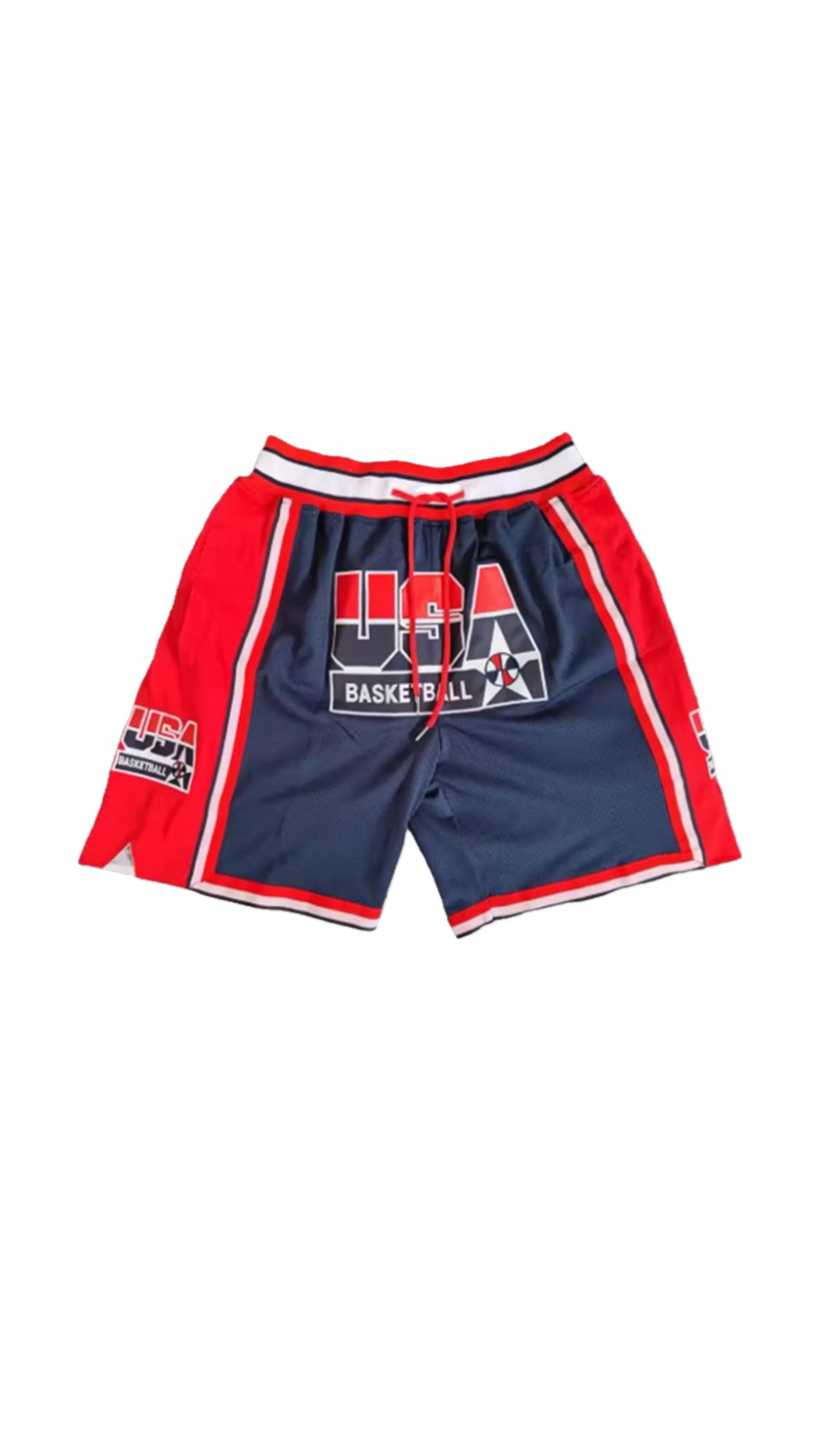 Retro 90s DreamTeam Basketball Shorts