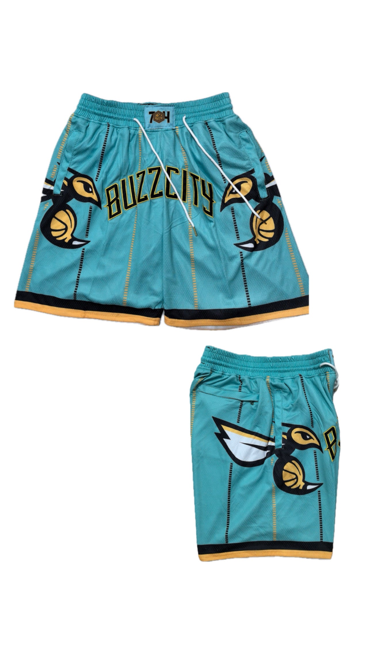 Retro Hornets Basketball Shorts