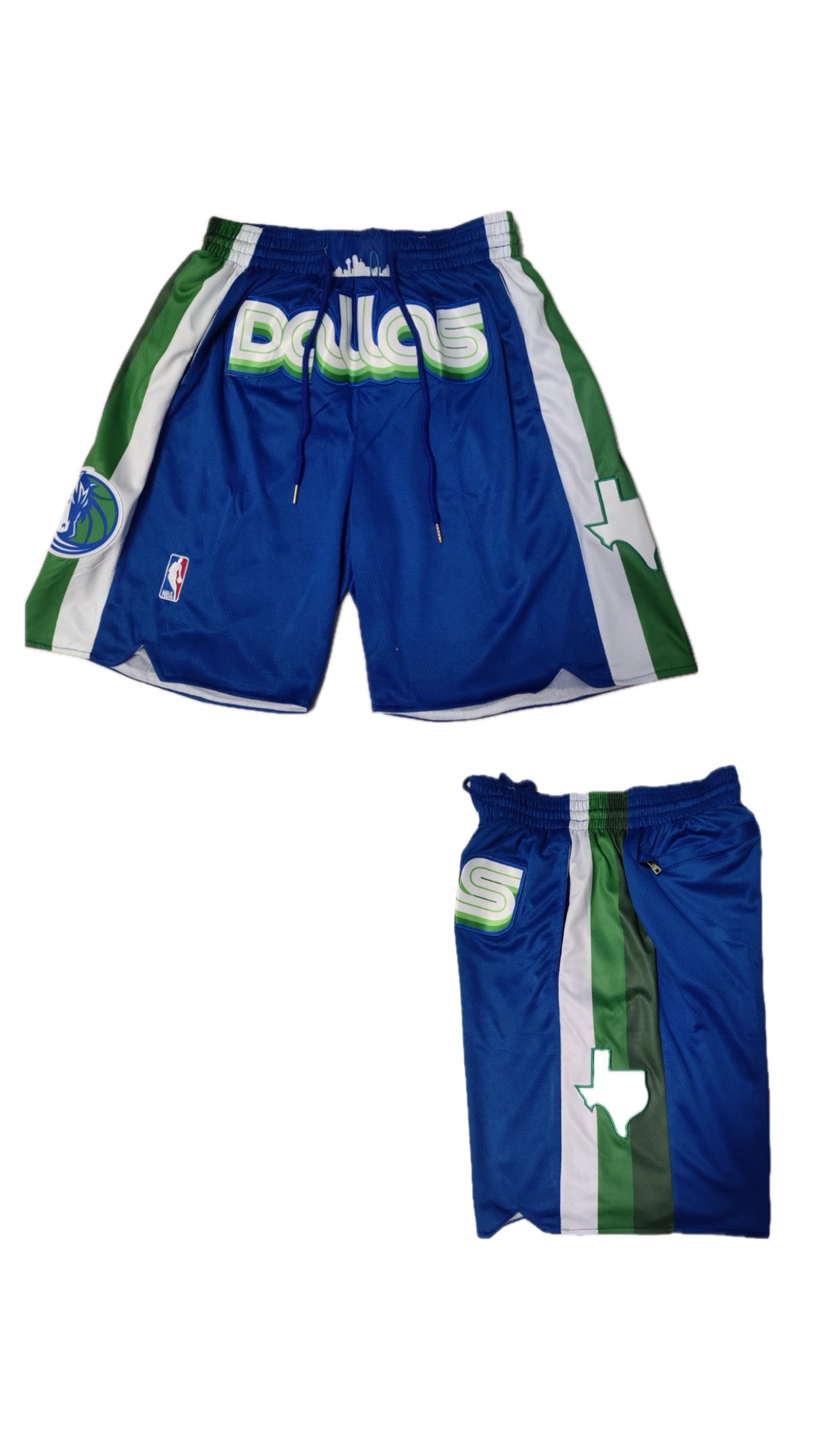 Retro Mavericks Basketball Shorts