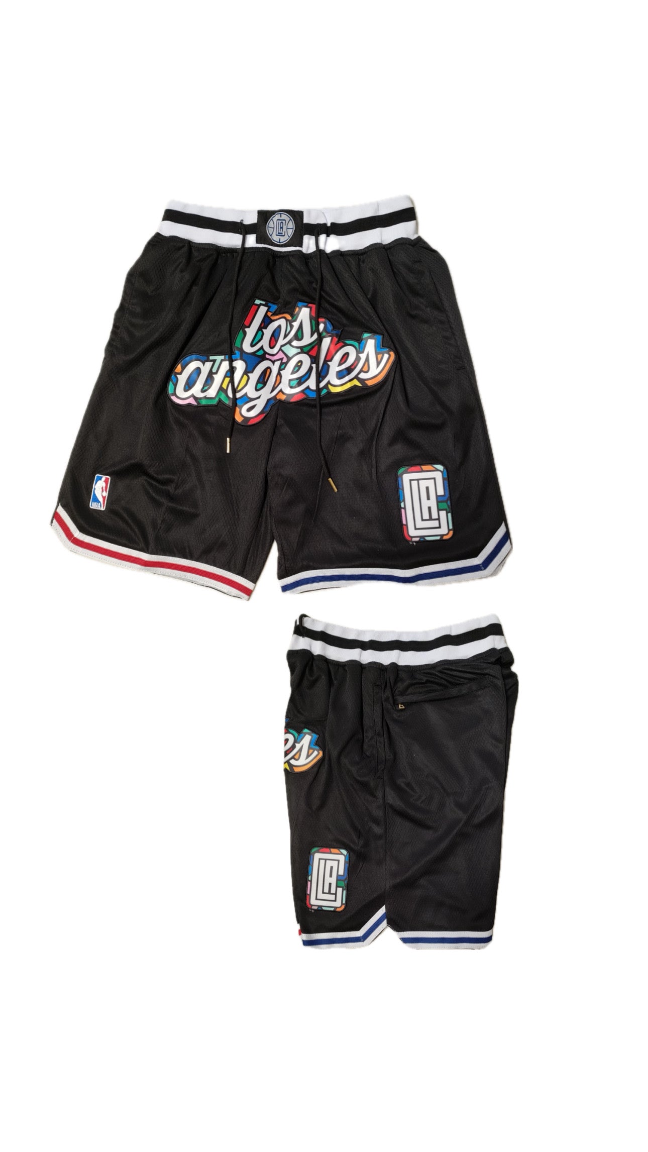 Retro Clippers Basketball Shorts