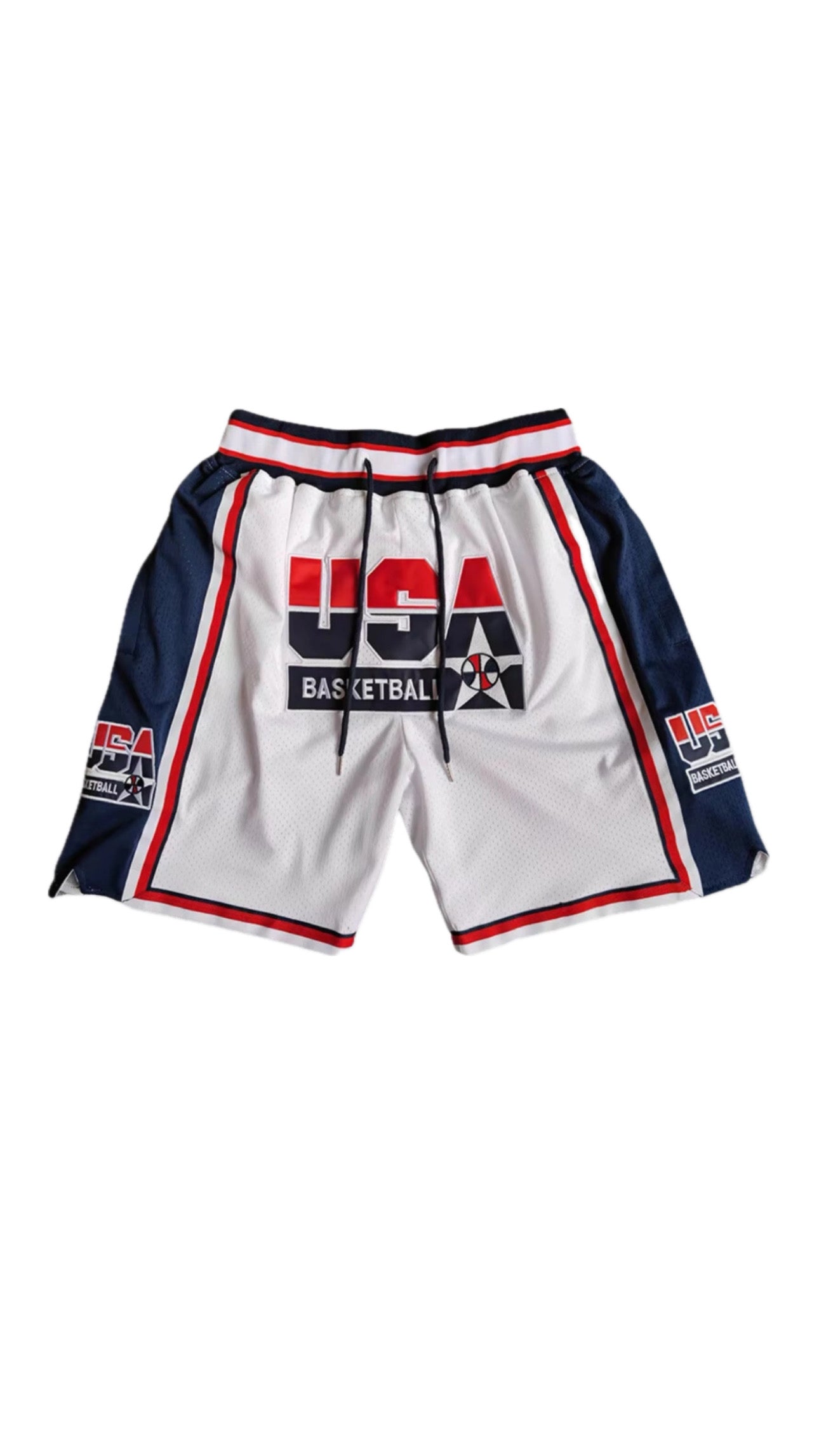 Retro 90s DreamTeam Basketball Shorts