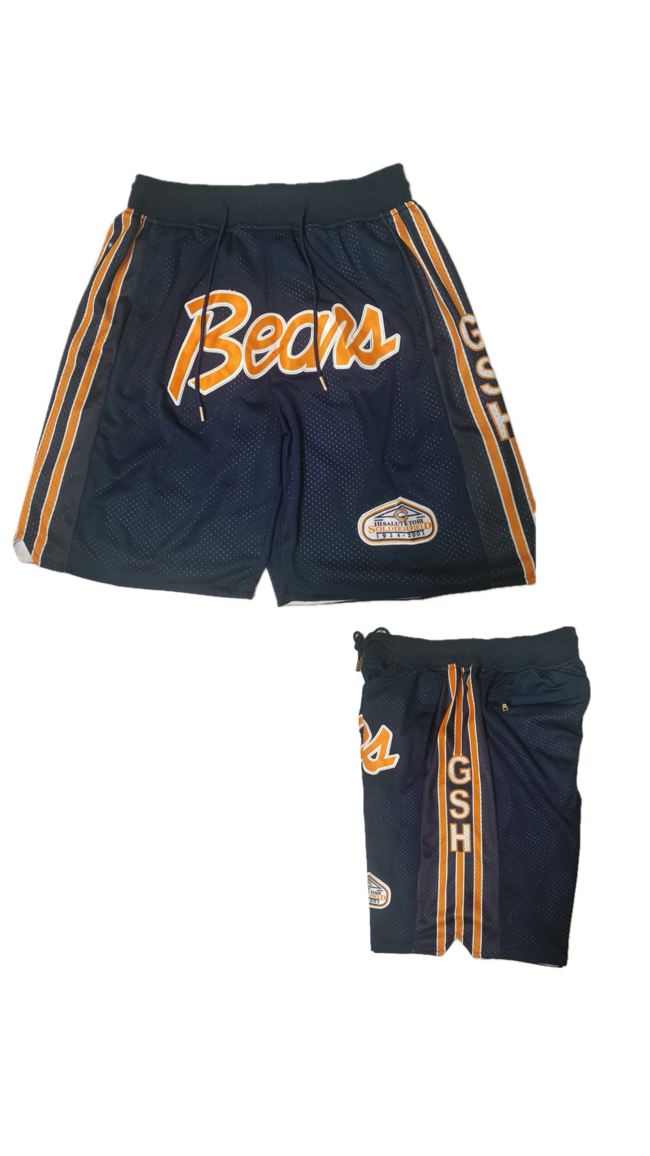 Retro Bears Football Shorts