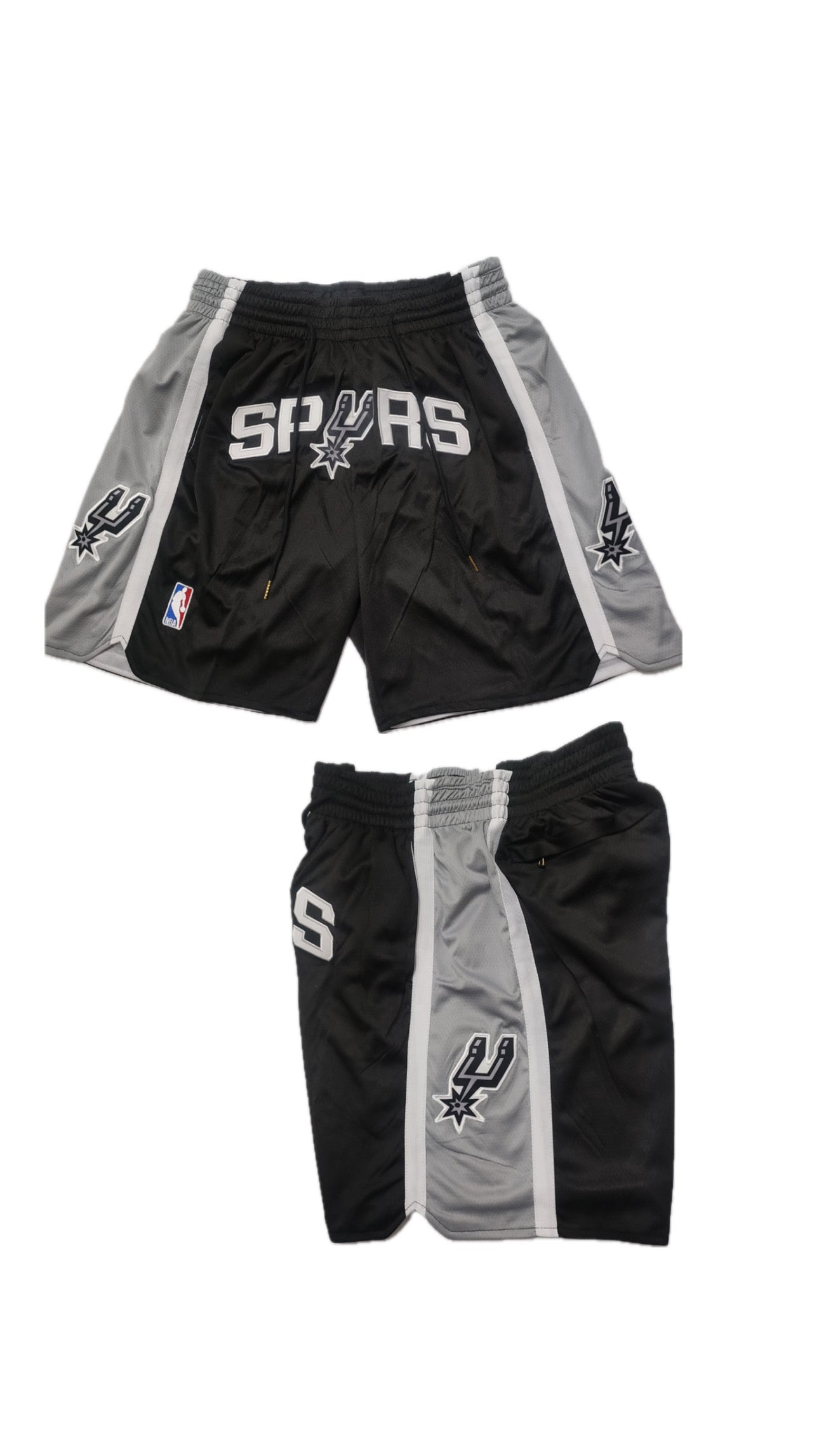 Retro Spurs Basketball Shorts