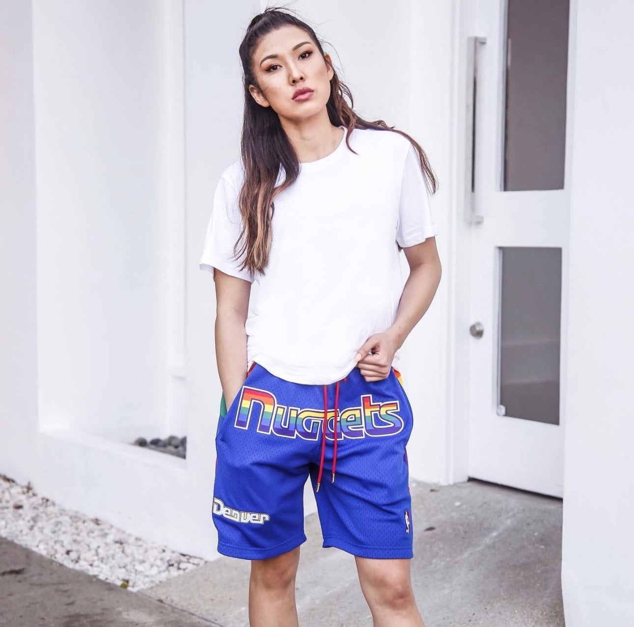 Retro Nuggets Basketball Shorts