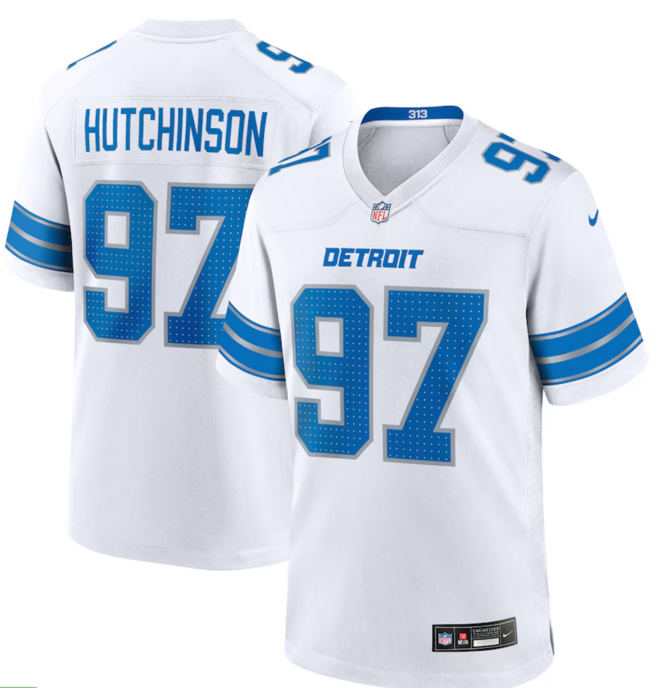 Aidan Hutchinson Lions Jersey