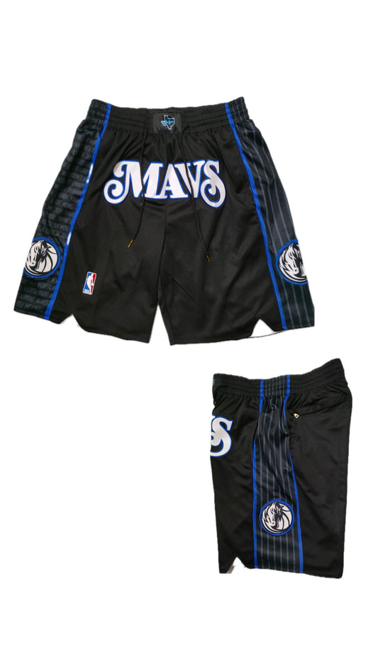 Retro Mavericks Basketball Shorts