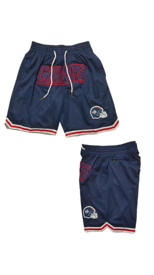 Retro Giants Football Shorts