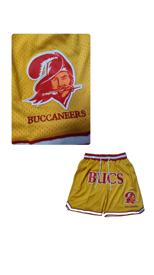 Retro Buccaneers Football Shorts