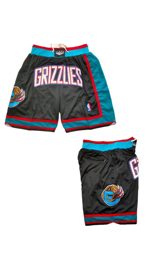 Retro Grizzlies Basketball Shorts