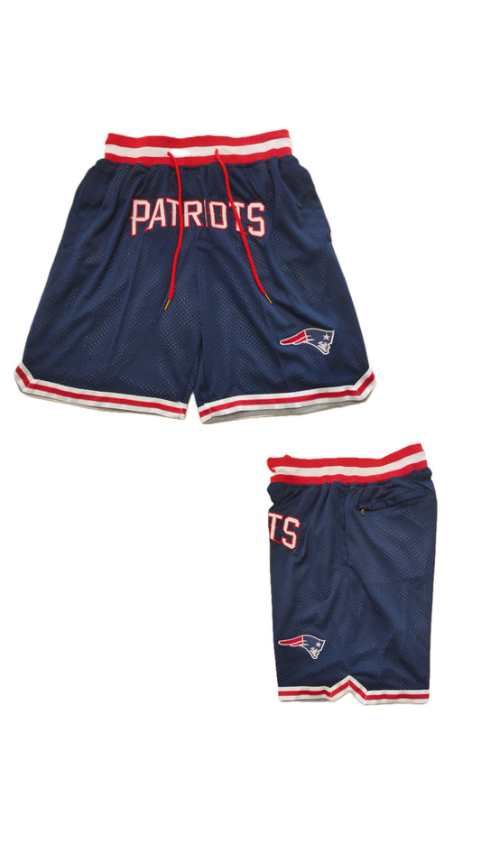 Retro Patriots Football Shorts