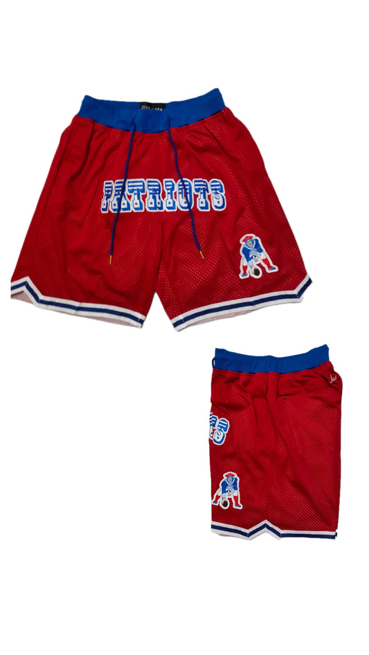 Retro Patriots Football Shorts