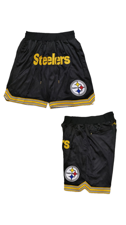 Retro Steelers Football Shorts