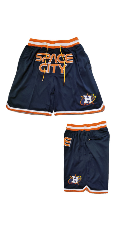 Retro Astros Baseball Shorts