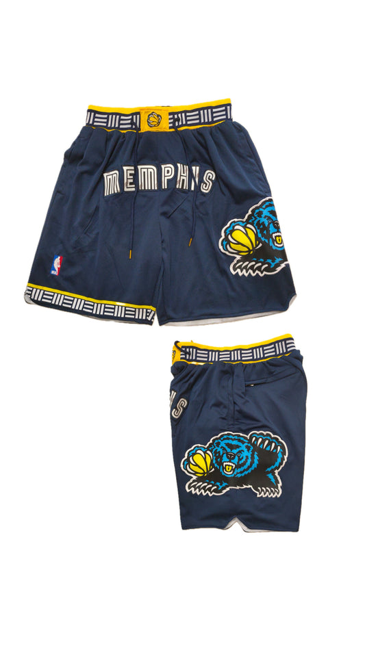 Retro Grizzlies Basketball Shorts