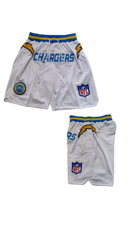 Retro Chargers Football Shorts