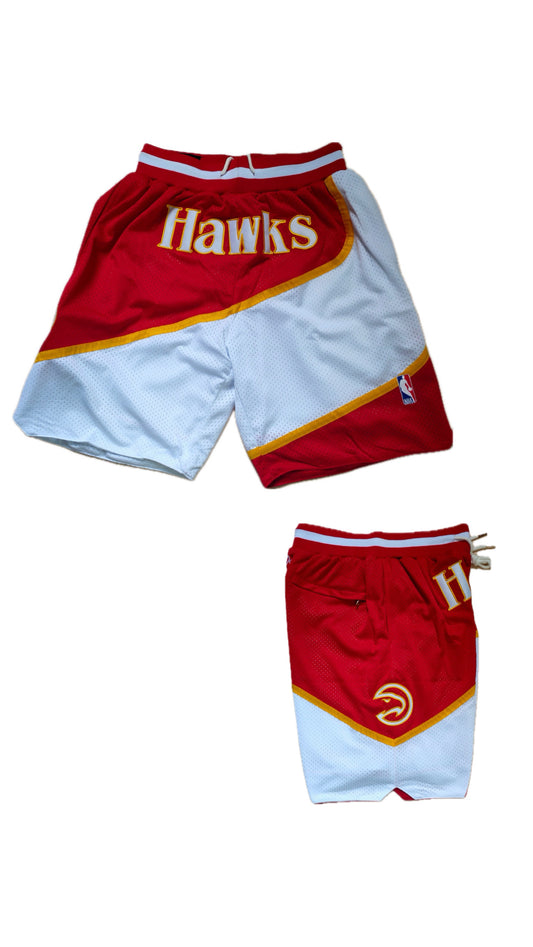 Retro Hawks Basketball Shorts