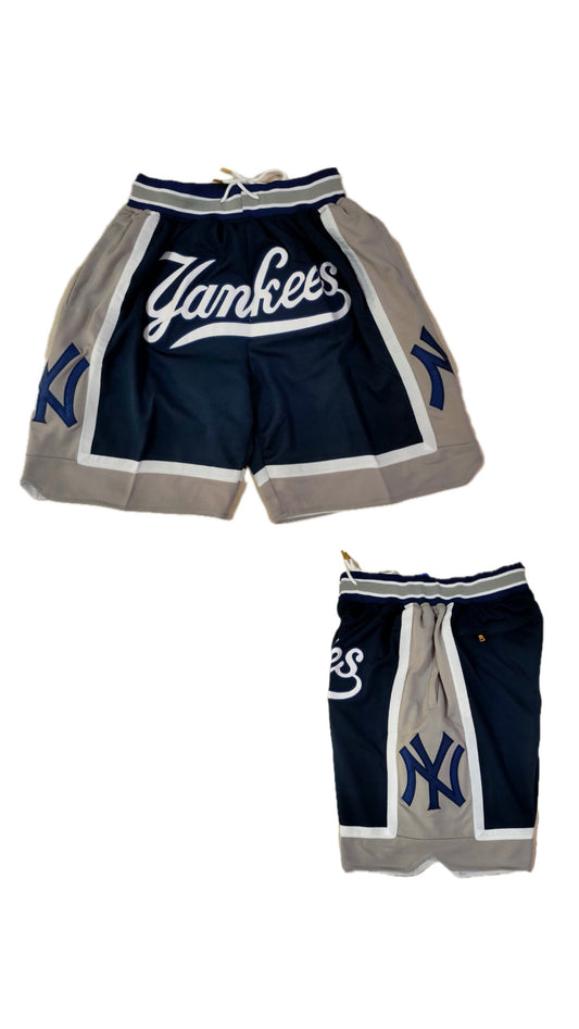 Retro Yankees Baseball Shorts