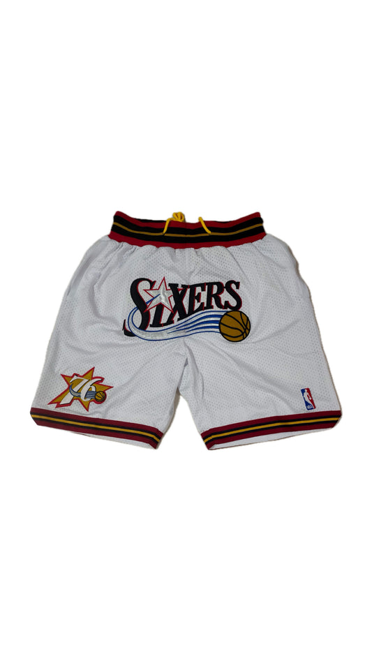 Retro 76ers Basketball Shorts