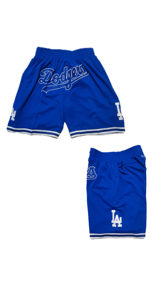 Retro Dodgers Baseball Shorts