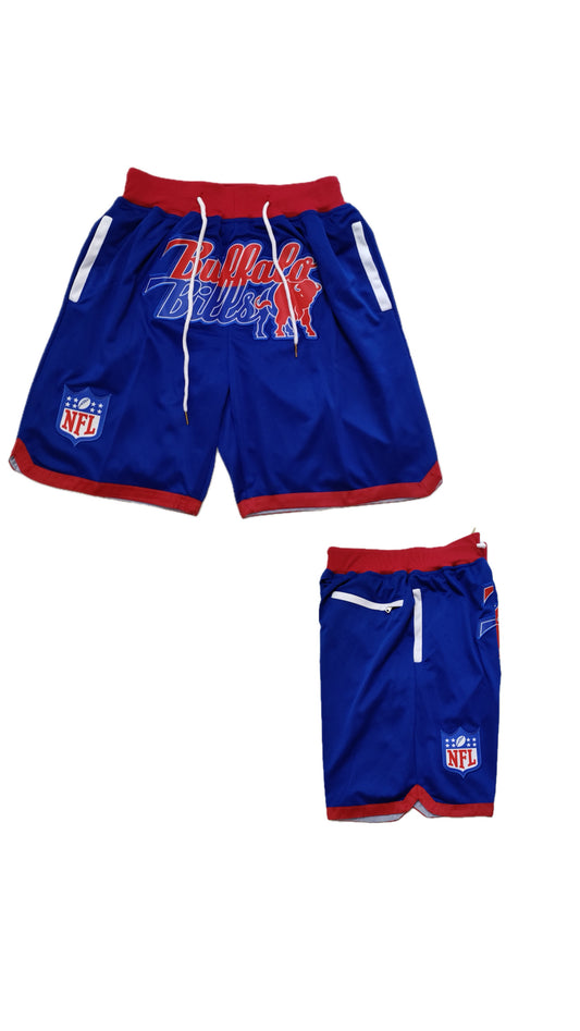 Retro Bills Football Shorts