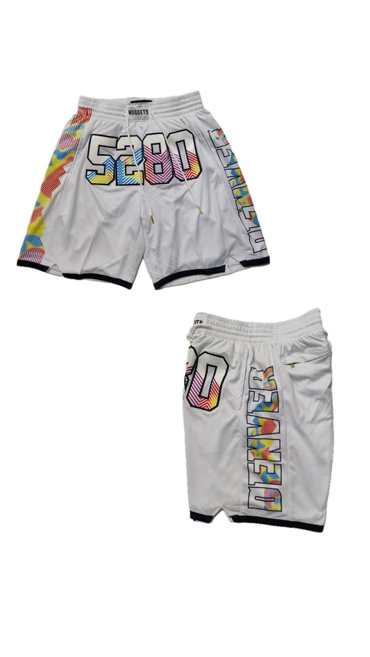 Retro Nuggets Basketball Shorts