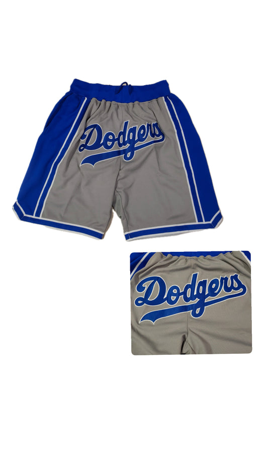 Retro Dodgers Baseball Shorts