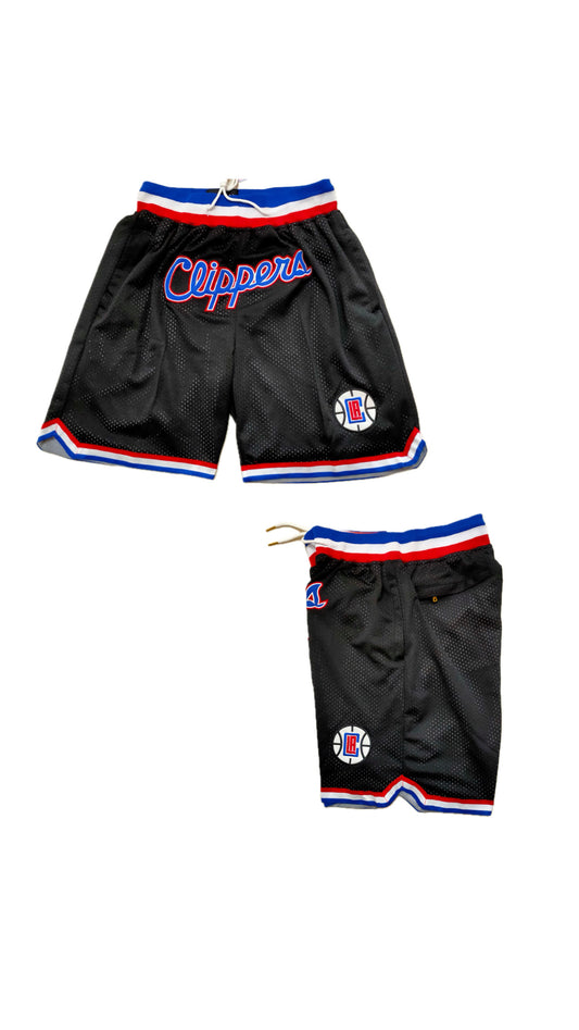 Retro Clippers Basketball Shorts