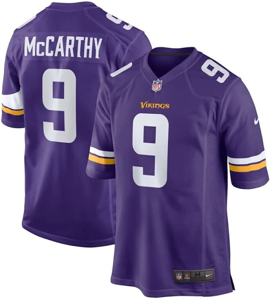 JJ McCarthy Vikings Jersey