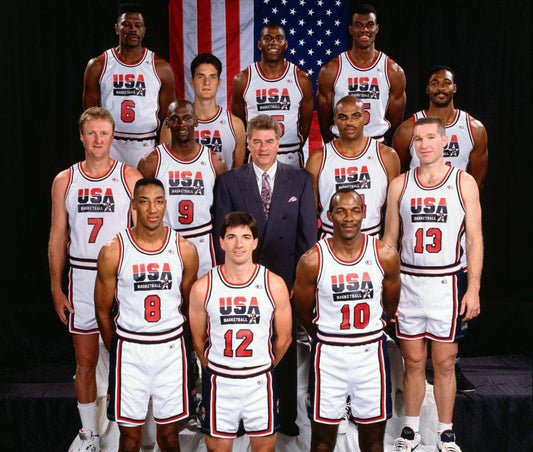 Retro 90s DreamTeam Basketball Shorts